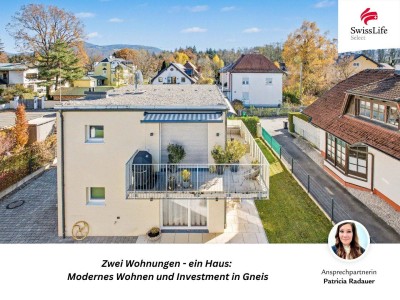 Zwei Wohnungen - ein Haus: Modernes Wohnen und Investment in Gneis