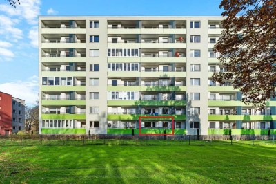 Bremen-Blockdiek: Gut geschnittene 3-Zimmer-Eigentumswohnung im Hochparterre mit Loggia