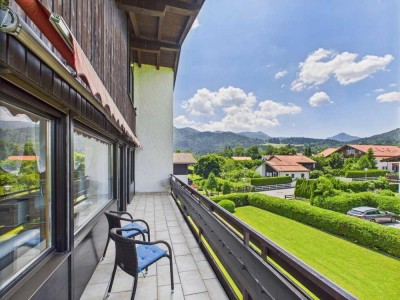 Direkt am Tegernsee – hell, ruhig, mit traumhaftem Seeblick & Bergblick - Möblierte 3-Zimmer-Wohnung