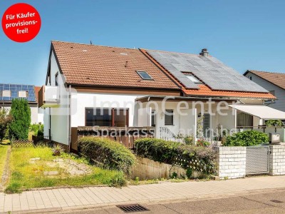 Praktisch geschnittene Doppelhaushälfte für Familien und Paare!