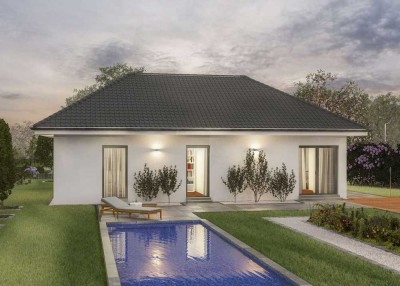 Ihr ebenerdiger Bungalow zum Wohlfühlen - Effizient und stilvoll !