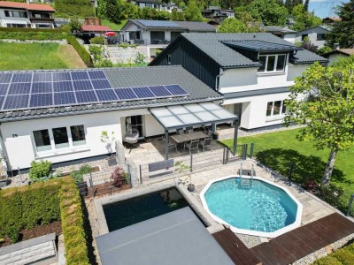 Großes Traumhaus + ELW im Grünen mit bezauberndem Panorama Ausblick für Jung und Alt.