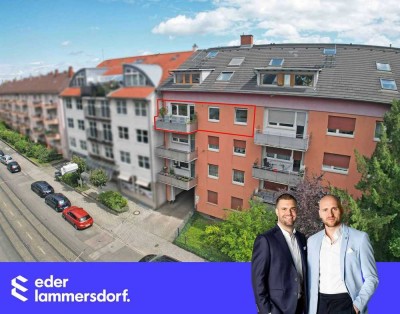 Helle 3,5-Zimmer-ETW in Darmstadt – zentral gelegen mit Balkon!