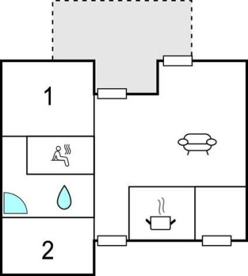 Gepflegtes Doppelferienhaus an der Müritz