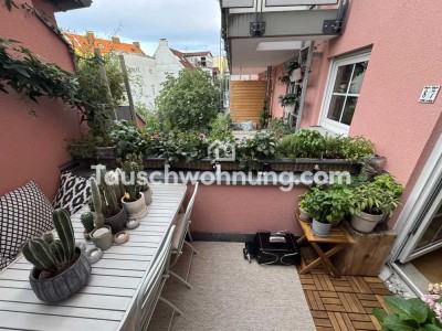Tauschwohnung: Perfekt geschnitten zwei Zimmer mit Terrasse und Balkon