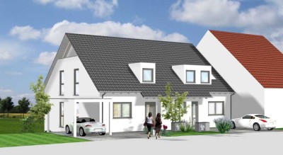 Modernes Einfamilienhaus als Reihenmittelhaus (Haus 2)