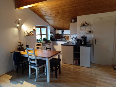 Gepflegte 2-Zimmer Dachgeschosswohnung in Waakirchen