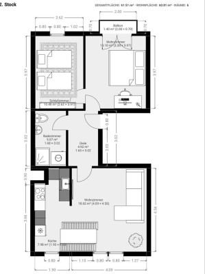 Renovierte Wohnung für Kurzzeitvermietung in bester Lage!