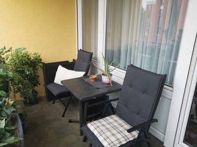 Schöne 3-Zimmer-Wohnung mit zwei Balkonen und Einbauküche