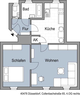 Tolle DG-Wohnung in Derendorf