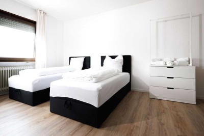 Hochwertiges Komfort-Apartment mit Boxspringbetten, TV & moderner Ausstattung – Wohnen auf Zeit