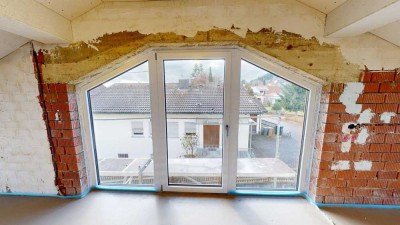 Erstbezug nach Ausbau - großzügige und helle Dachgeschosswohnung in Peiting