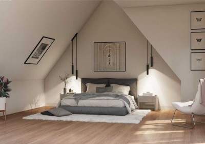 Helle, moderne 3-Zimmer-Maisonette mit Balkon