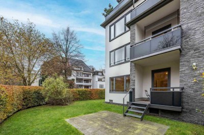 Wohnhighlight in Top-Lage: Exklusive Gartenwohnung – 100 m vom Leinpfad!