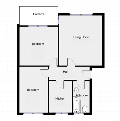 Lüneburg! - Moderne 3-Zimmer-Erdgeschosswohnung mit Einbauküche und Balkon
