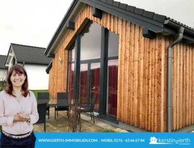 Kleiner Bungalow im Feriendorf Obernsees: vollmöbliert und ausgestattet