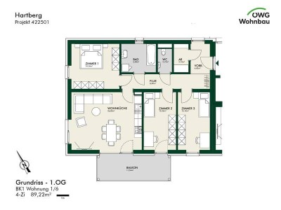 PROVISIONSFREI - Hartberg - geförderte Miete - 4 Zimmer