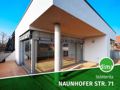 BEZUGSFERTIG | Sonniges Traum-Penthouse mit großer Dachterrasse, Tageslichtbad, HWR, TG u.v.m.