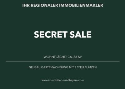 SECRET SALE: SONNIGE GARTENWOHNUNG