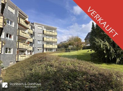 VERKAUFT!    Halver - Zentrum: Gepflegte 2-Zimmer-Eigentumswohnung mit Balkon und Aufzug