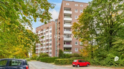 Frei werdende 2-Zimmer-Wohnung mit Loggia, Tageslichtbad und Aufzug in Hamburg Niendorf