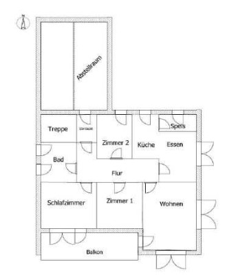 Vollständig renovierte 4-Zimmer-Wohnung mit Balkon in Neuburg an der Donau