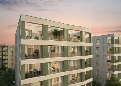 3-Zimmer-Neubauwohnung in den SCHWETZINGER HÖFEN: Barrierefrei und direkt am Quartierspark.