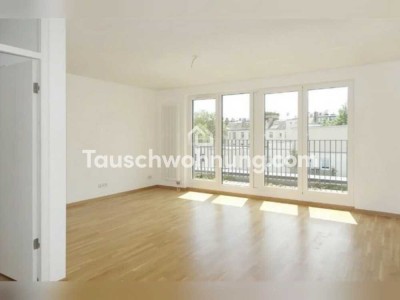 Tauschwohnung: Helle 3 Zi. + Balkon Maisonette im Hinterhof