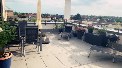 Traumhaftes Penthouse mit Luxusausstattung und Dachterrasse zu vermieten