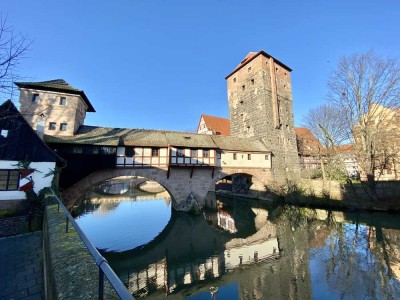 Rarität! 2-Zi.-Maisonette Wohnung direkt an der Pegnitz/Historische Altstadt