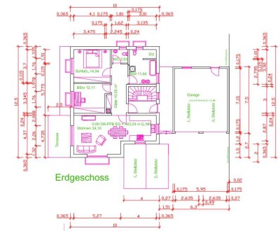 Erdgeschosswohnung mit Terrasse und Garten in Petershausen OT Asbach zu vermieten!