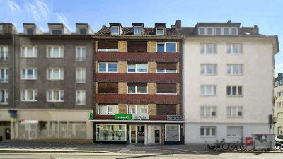 Solide vermietete Eigentumswohnung, ca. 41 m², in Düsseldorf-Rath