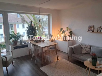 Tauschwohnung: 3 Zi Whg mit Balkon und Gemeinschaftsgarten mit Aaseenähe