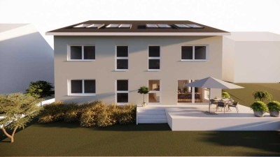 Attraktive 4,5-Zimmer Wohnung mit großem Garten - Effizienzhaus 40 mit QNG