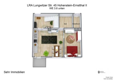 Maisonette Wohnung mit traumhaftem Blick