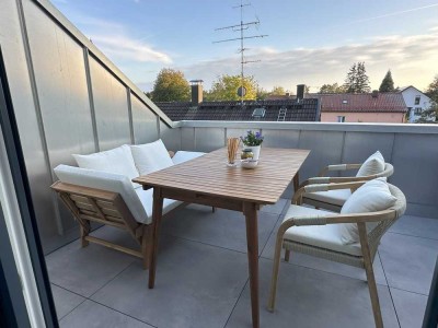 Exklusive 3-Zimmer Dachterassenwohnung, luxuriöse Innenausstattung und EBK in Haar