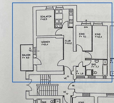 3,5-Zimmer-Erdgeschosswohnung mit Balkon und Stellplatz in Magdeburg