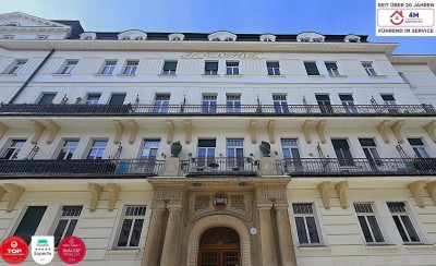 (reserviert!)Traumhafte 3-Zimmer-Wohnung im herrlichen Herzoghof – direkt neben dem Casino Baden!