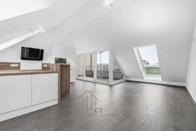 EZB als Nachbar – 150 m² Penthouse mit 5 Zimmern und Dachterrasse
