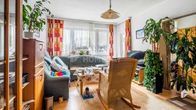 Praktische Singlewohnung mit Südwest-Loggia, 2 Abstellräumen | Zentral gelegen | 4,95 % Rendite