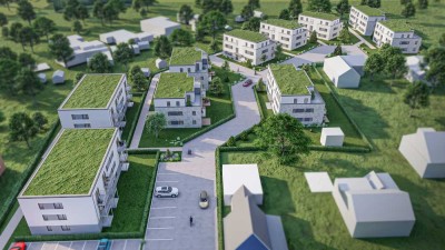 Barrierefreies Wohnen im Neubau - 3 Zimmer mit Terrasse und Garten