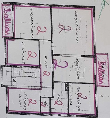 Exklusive 5-Raum-Wohnung mit Balkon in Groß-Gerau