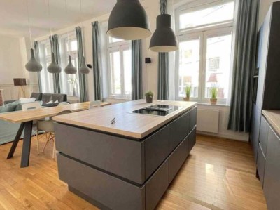 1A LAGE SIEGBURG-ZENTRUM  MÖBLIERTE 1-2 ZIMMER-LOFT/ca.4m DECKENHÖHE/ca.100m ICE-HAUPBAHNHOF