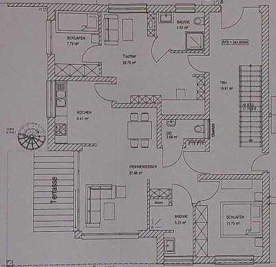 Attraktive EG-Wohnung mit flexiblem Grundriss in ruhiger Lage in Teilort von Schwäbisch Gmünd
