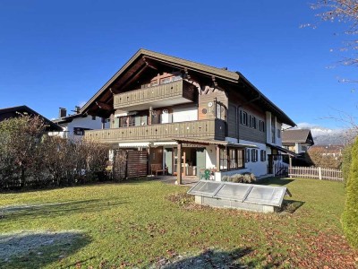 Sonnige 2 Zimmer-Gartenwohnung mit tollem Bergblick