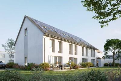 Letzte Chance auf ein Neubau Reihenendhaus in Mainz Kostheim + Keller + 2 Stellplätze