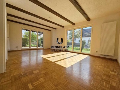 Sanierte Maisonette-Wohnung mit 4,5 Zimmer und Garten in Regensburg-Schwabelweis. Frei.