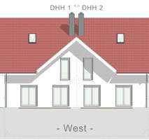 Moderne DHH mit BAUGENEHMIGUNG + GRUNDSTÜCK! 140 qm plus DG-Ausbau-Reserve! BAUSTART rasch möglich!