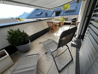 Helle Penthouse-Wohnung mit großer Dachterrasse in Erpfendorf / Bezirk Kitzbühel