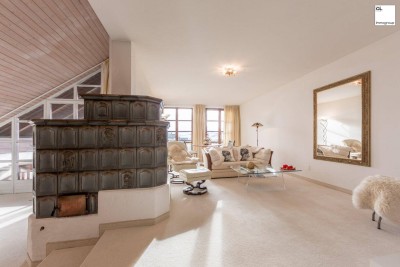 Mondsee Top Lage: Exklusive Maisonette-Dachgeschosswohnung mit 3 Balkon- und Terrassenbereichen